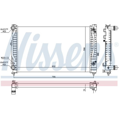 60229 Kühler, Motorkühlung ** FIRST FIT **
