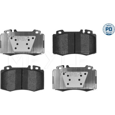 Meyle Bremsbelagsatz, Scheibenbremse MEYLE-PD: Advanced performance and design 025 237 4517/PD