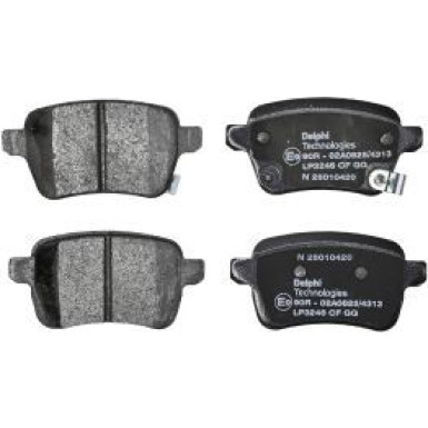Delphi Bremsbelagsatz, Scheibenbremse LP3246