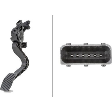 Hella | Sensor, Fahrpedalstellung | 6PV 010 175-751