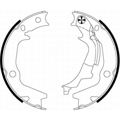 91075400 Bremsbackensatz, Feststellbremse