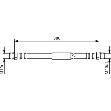 BOSCH | Bremsschlauch | 1 987 476 138