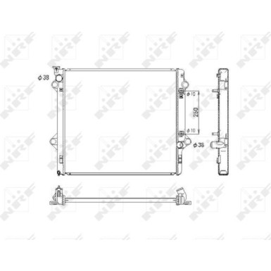 53575 Kühler, Motorkühlung