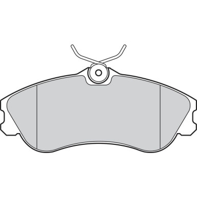 Valeo | Bremsbelagsatz, Scheibenbremse | 302018