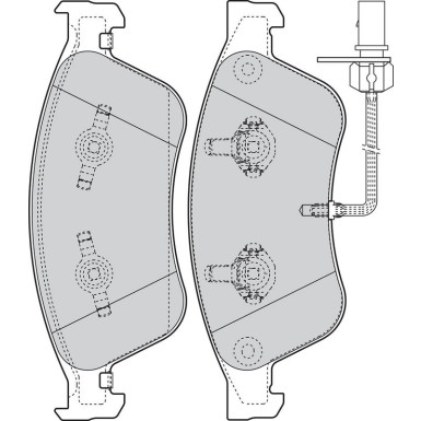 Valeo | Bremsbelagsatz, Scheibenbremse | 302071