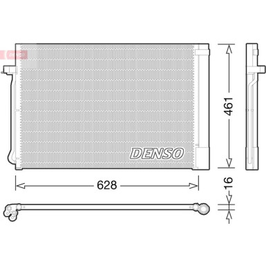 Denso | Kondensator, Klimaanlage | DCN05013