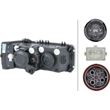 Hella 2 x HELLA Hauptscheinwerfer 1LJ 247 046-391