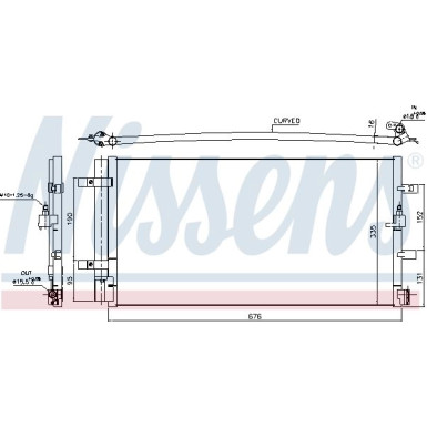 Nissens | Kondensator, Klimaanlage | 940430