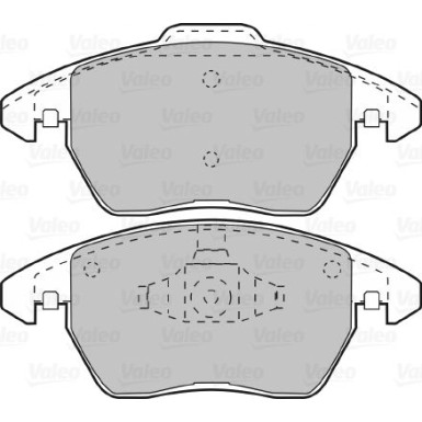 598715 Bremsbelagsatz, Scheibenbremse