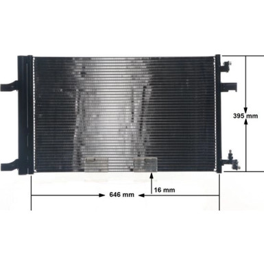 AC 637 000S Kondensator, Klimaanlage BEHR AC 637 000S Kondensator, Klimaanlage BEHR