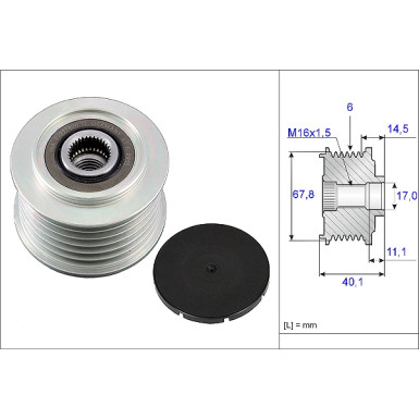 535 0052 10 Generatorfreilauf