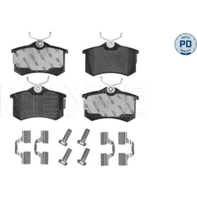 Meyle Bremsbelagsatz, Scheibenbremse MEYLE-PD: Advanced performance and design 025 209 6117/PD Meyle Bremsbelagsatz, Scheibenbremse MEYLE-PD: Advanced performance and design 025 209 6117/PD