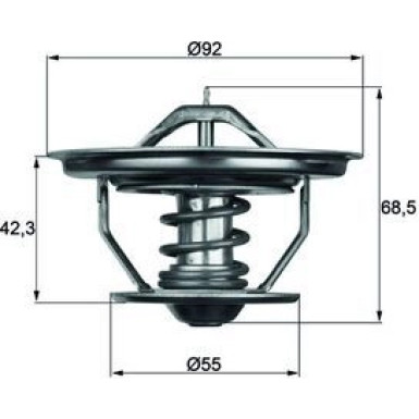 Mahle | Thermostat, Kühlmittel | TX 35 71