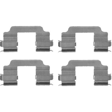 Hella | Zubehörsatz, Scheibenbremsbelag | 8DZ 355 203-271