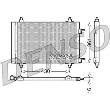 DCN07019 Kondensator, Klimaanlage