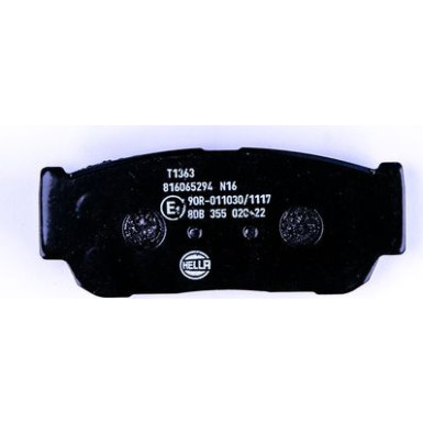 Hella | Bremsbelagsatz, Scheibenbremse | 8DB 355 020-221