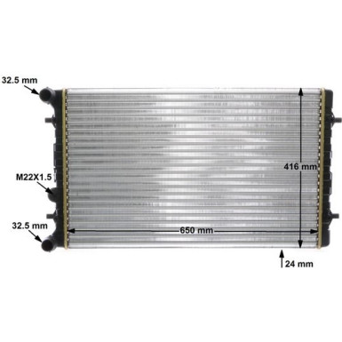 CR 368 001S Kühler, Motorkühlung BEHR CR 368 001S Kühler, Motorkühlung BEHR