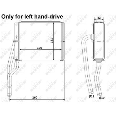 53206 Wärmetauscher, Innenraumheizung