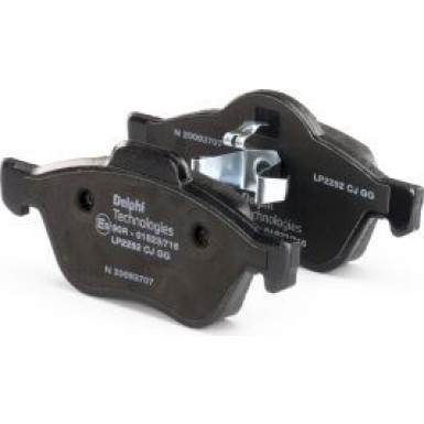 Delphi Bremsbelagsatz, Scheibenbremse LP2252 Delphi Bremsbelagsatz, Scheibenbremse LP2252