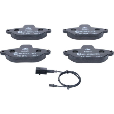 13.0460-3951.2 Bremsbelagsatz, Scheibenbremse