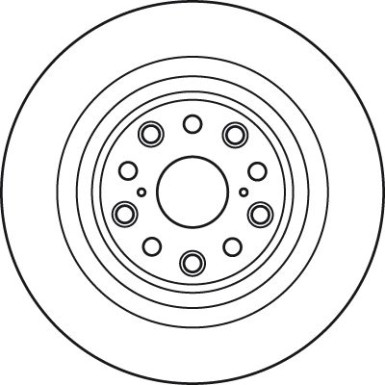 DF6038S Bremsscheibe TRW SINGLE