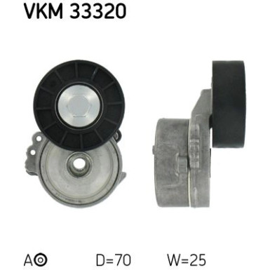 VKM 33320 Riemenspanner, Keilrippenriemen