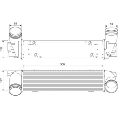 818392 Ladeluftkühler 818392 Ladeluftkühler