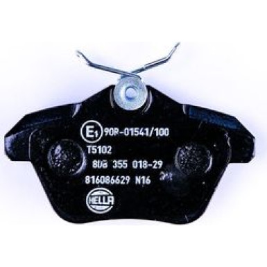 Hella | Bremsbelagsatz, Scheibenbremse | 8DB 355 018-291