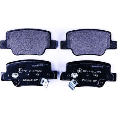 8DB 355 014-891 Bremsbelagsatz, Scheibenbremse