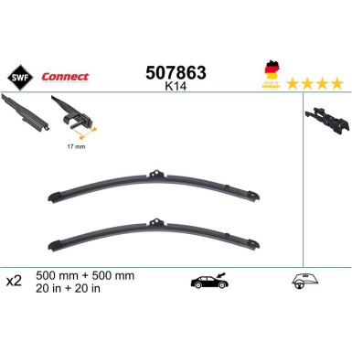 507863 Wischblatt CONNECT MADE IN GERMANY