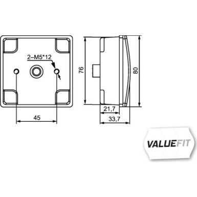 2SW 357 029-021 Blinkleuchte HELLA VALUEFIT