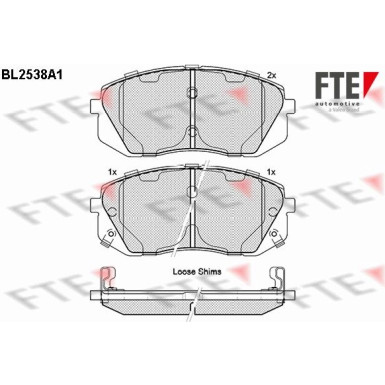 9010790 Bremsbelagsatz, Scheibenbremse