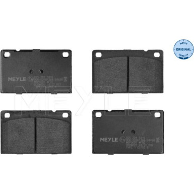 025 201 5316 Bremsbelagsatz, Scheibenbremse MEYLE-ORIGINAL: True to OE.