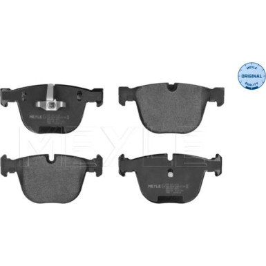 025 237 3116 Bremsbelagsatz, Scheibenbremse MEYLE-ORIGINAL: True to OE.