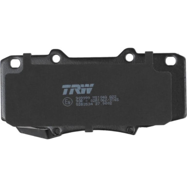 TRW | Bremsbelagsatz, Scheibenbremse | GDB3534