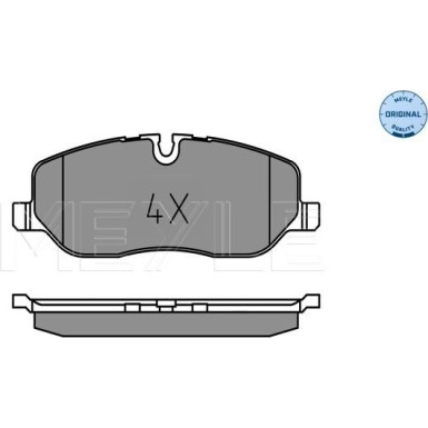 025 241 9118 Bremsbelagsatz, Scheibenbremse MEYLE-ORIGINAL: True to OE.