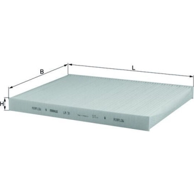 LA 31 Filter, Innenraumluft LA 31 Filter, Innenraumluft