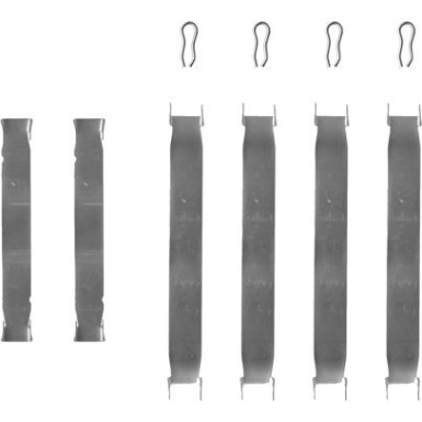 BOSCH Zubehörsatz, Scheibenbremsbelag 1 987 474 097
