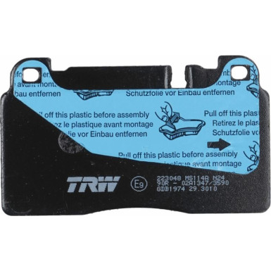 GDB1974 Bremsbelagsatz, Scheibenbremse COTEC