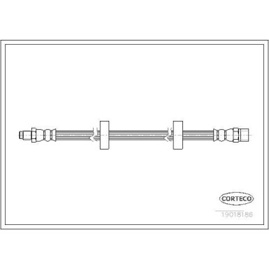 Corteco | Bremsschlauch | 19018186