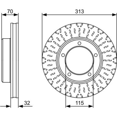 0 986 479 567 Bremsscheibe