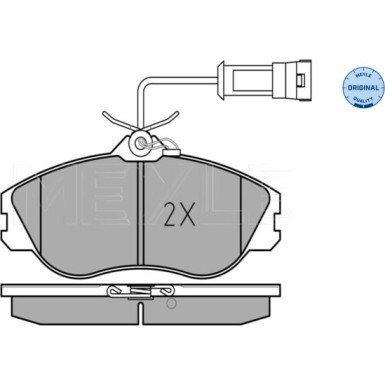 Meyle Bremsbelagsatz, Scheibenbremse MEYLE-ORIGINAL: True to OE 025 211 3819/W