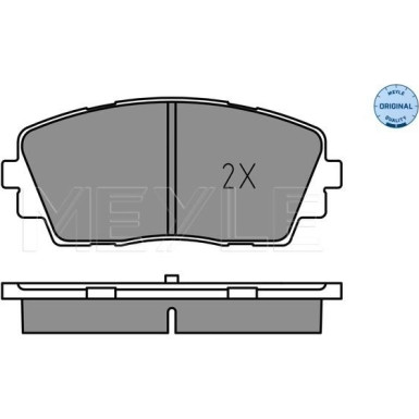 Meyle Bremsbelagsatz, Scheibenbremse MEYLE-ORIGINAL: True to OE 025 253 6516