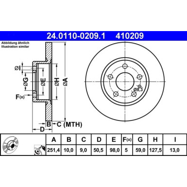24.0110-0209.1 Bremsscheibe