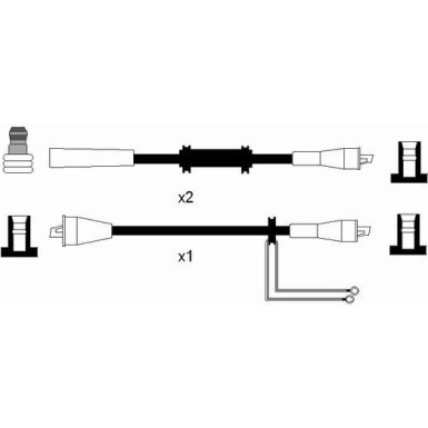 NGK | Zündleitungssatz | 6980 NGK | Zündleitungssatz | 6980