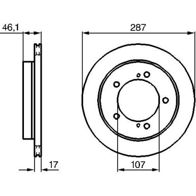 0 986 478 422 Bremsscheibe
