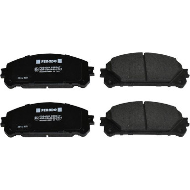 Ferodo | Bremsbelagsatz, Scheibenbremse | FDB4354