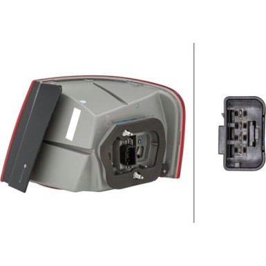 Hella | Heckleuchte | 2SD 983 150-031