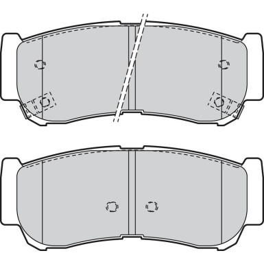 Valeo Bremsbelagsatz, Scheibenbremse ESSENTIAL 301932