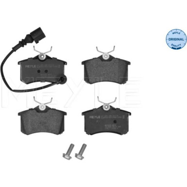 Meyle Bremsbelagsatz, Scheibenbremse MEYLE-ORIGINAL: True to OE 025 238 2317/W Meyle Bremsbelagsatz, Scheibenbremse MEYLE-ORIGINAL: True to OE 025 238 2317/W
